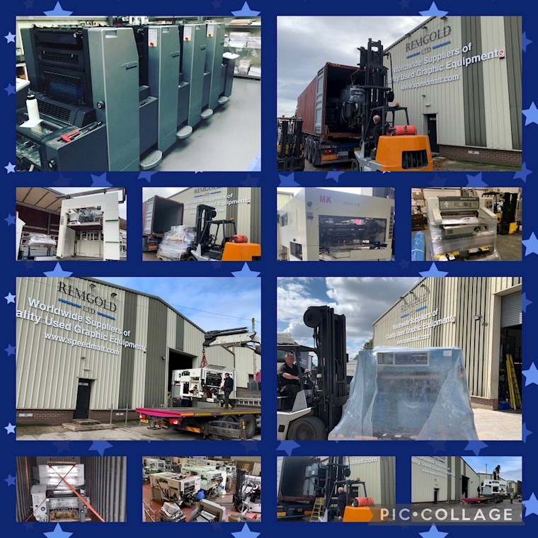 Used Printing Machinery and Finishing Equipment, Engineering Services & Relocating Used Equipment 